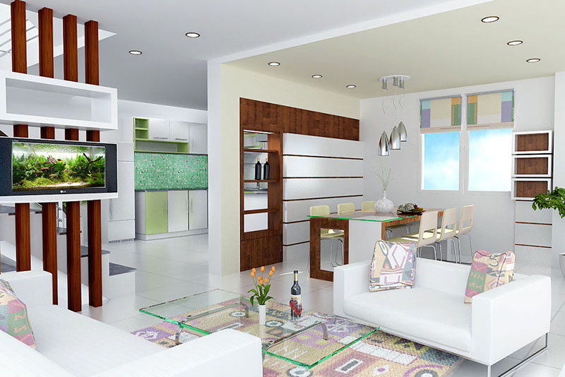 Các ý tưởng bố trí không gian nhà đẹp và hợp lý