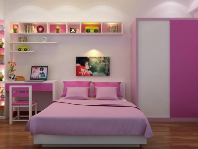 Thiết kế phòng ngủ cho bé gái